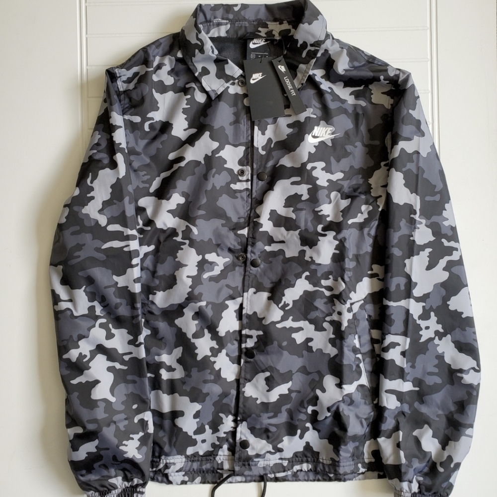 Nike Sportswear Camo Coach Jacket